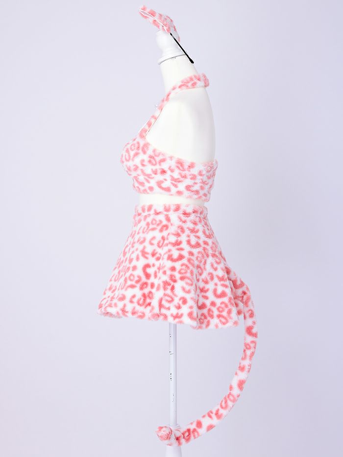 【3点セット】TAILOR mew テイラー ミュー ヒョウ柄 [ピンク] vcsot-230536-8