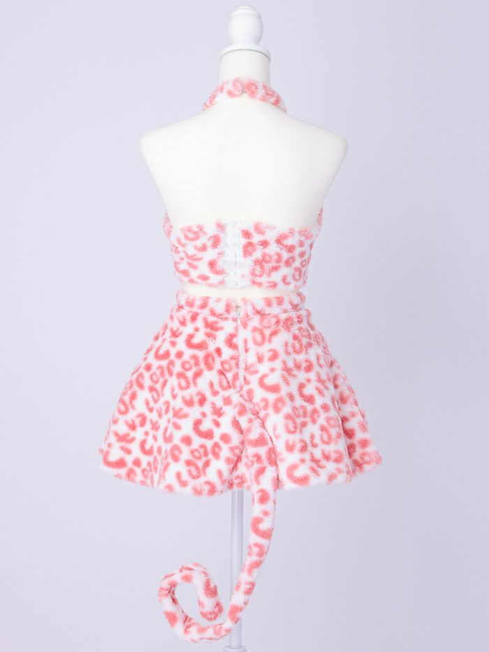 【3点セット】TAILOR mew テイラー ミュー ヒョウ柄 [ピンク] vcsot-230536-8