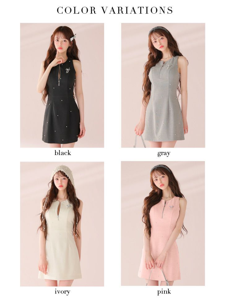 12月中旬入荷予定】ROBE de FLEURS ローブドフルール リボン