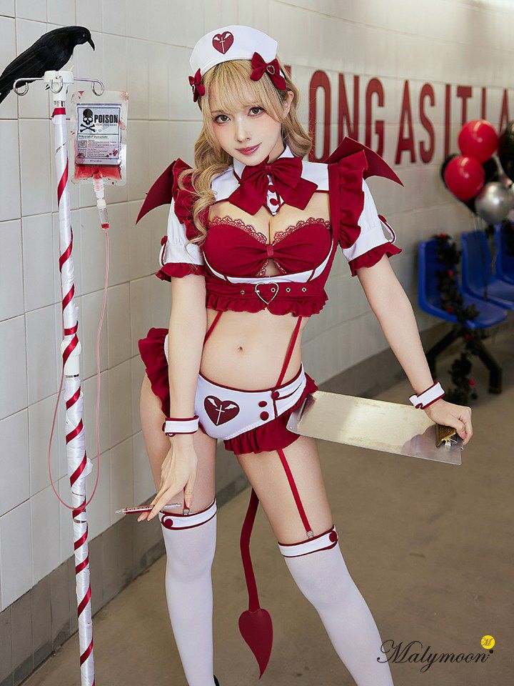 【11点セット】Malymoon マリームーン ポイズンルージュサキュバスナース [レッド] ml10262