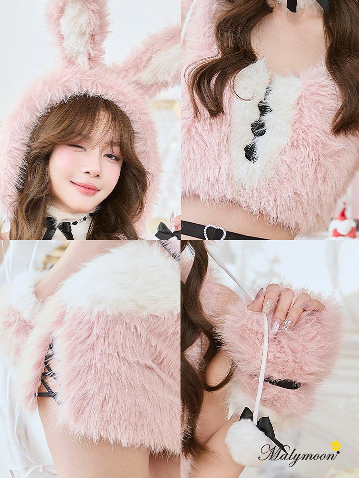 【8点セット】Malymoon マリームーン ディアハートメルティバニー [ピンク/ブルー] ml10279