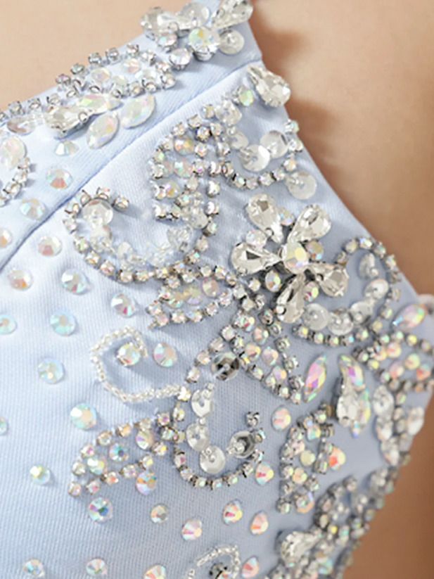 AngelR エンジェルアール バストVカットビジューメッシュタイトマイクロミニドレス ar25839