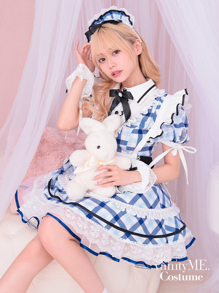 【7点セット】Malymoon マリームーン シャーベットチェックメイド [ブルー] ml10251-1【7点セット】Malymoon マリームーン シャーベットチェックメイド [ブルー] ml10251-1