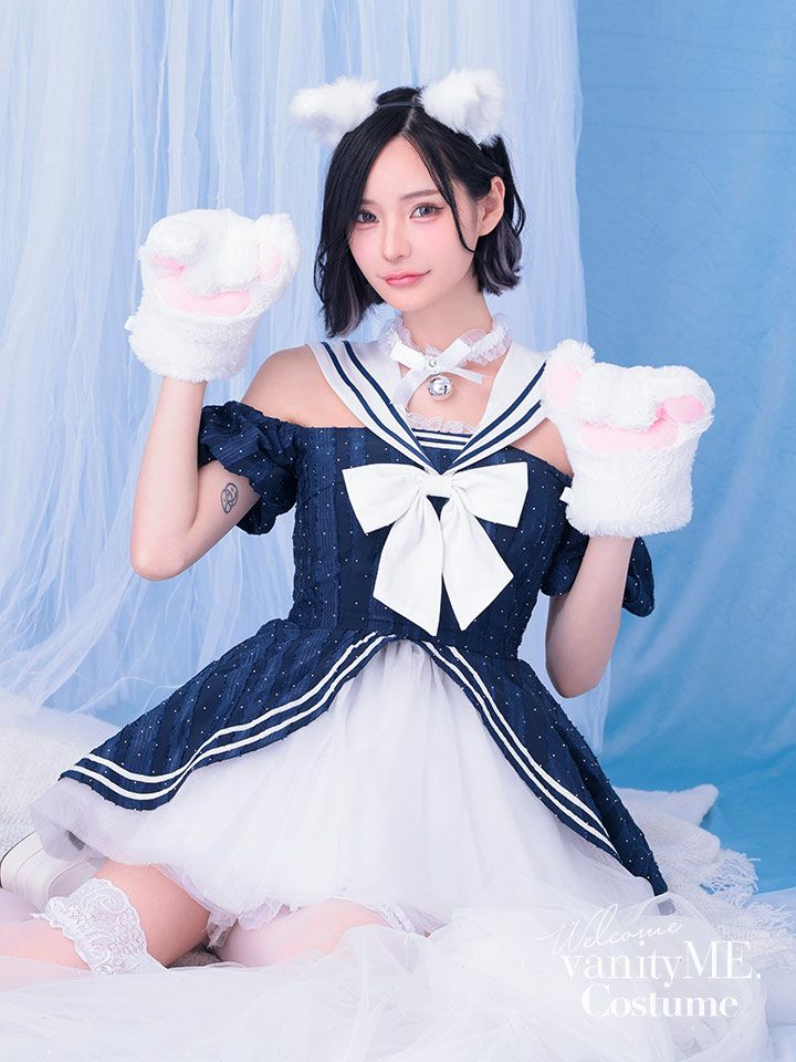 【2点セット】Marine Etoile Cat マリンエトワールキャット[ネイビー] vcsct-250235-1b