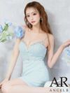 AngelR エンジェルアール フロントメッシュビジュータイトマイクロミニドレスar25330