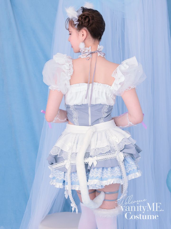 【10点セット】Malymoon マリームーン ロココフィーユキャットドレス [ブルー] ml10253-2