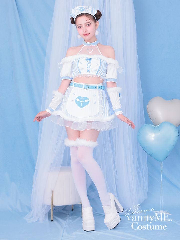 【10点セット】Malymoon マリームーン エンジェリックミルキーナース [ブルー] ml10261-1