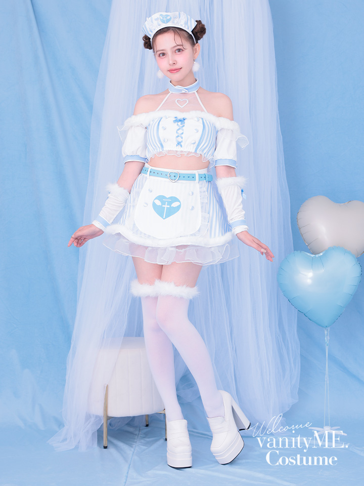 【10点セット】Malymoon マリームーン エンジェリックミルキーナース [ブルー] ml10261-1