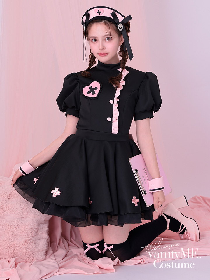  【5点セット】Malymoon マリームーン ラブティントスカルナース [ブラック] mlcs2510351