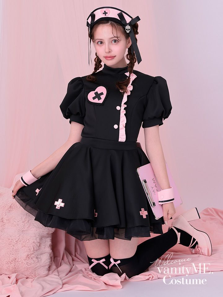  【5点セット】Malymoon マリームーン ラブティントスカルナース [ブラック] mlcs2510351