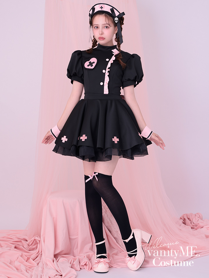  【5点セット】Malymoon マリームーン ラブティントスカルナース [ブラック] mlcs2510351