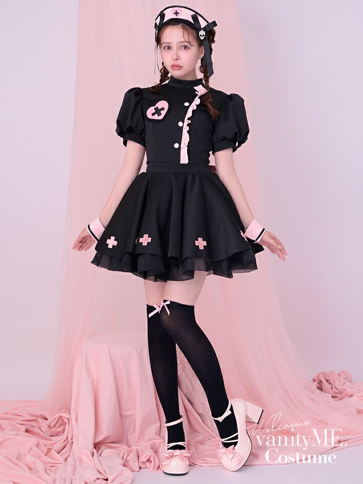  【5点セット】Malymoon マリームーン ラブティントスカルナース [ブラック] mlcs2510351