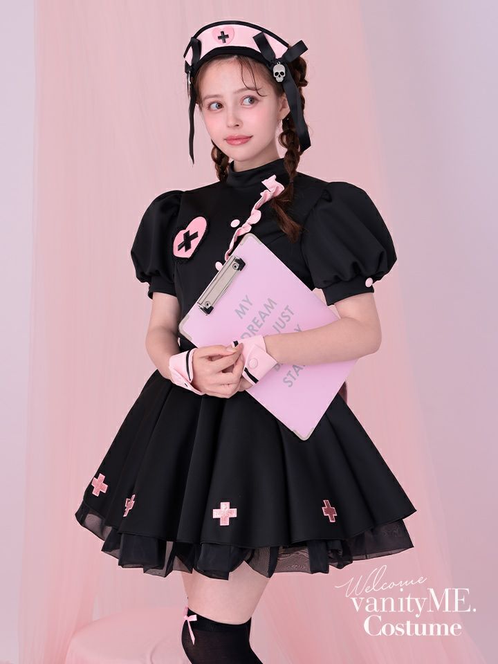  【5点セット】Malymoon マリームーン ラブティントスカルナース [ブラック] mlcs2510351