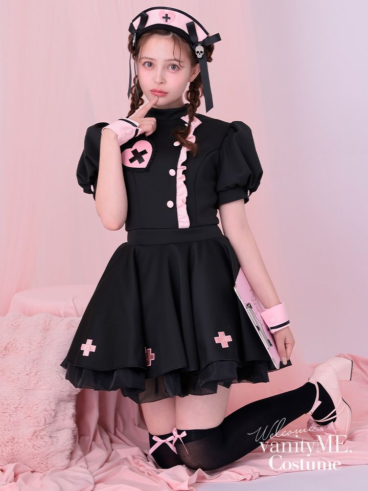  【5点セット】Malymoon マリームーン ラブティントスカルナース [ブラック] mlcs2510351