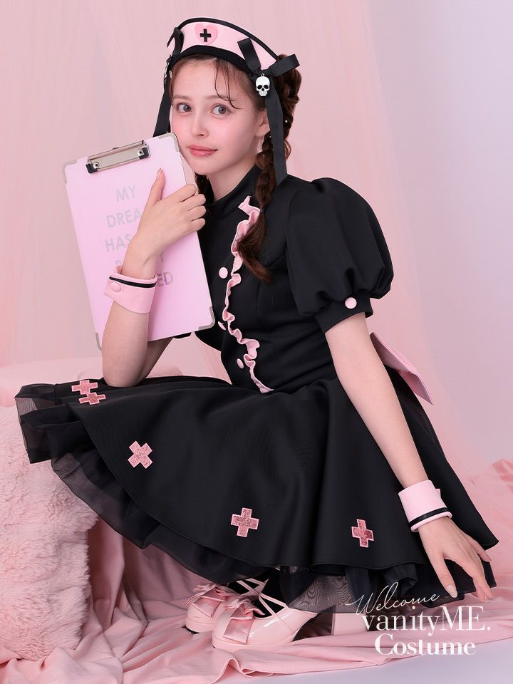  【5点セット】Malymoon マリームーン ラブティントスカルナース [ブラック] mlcs2510351