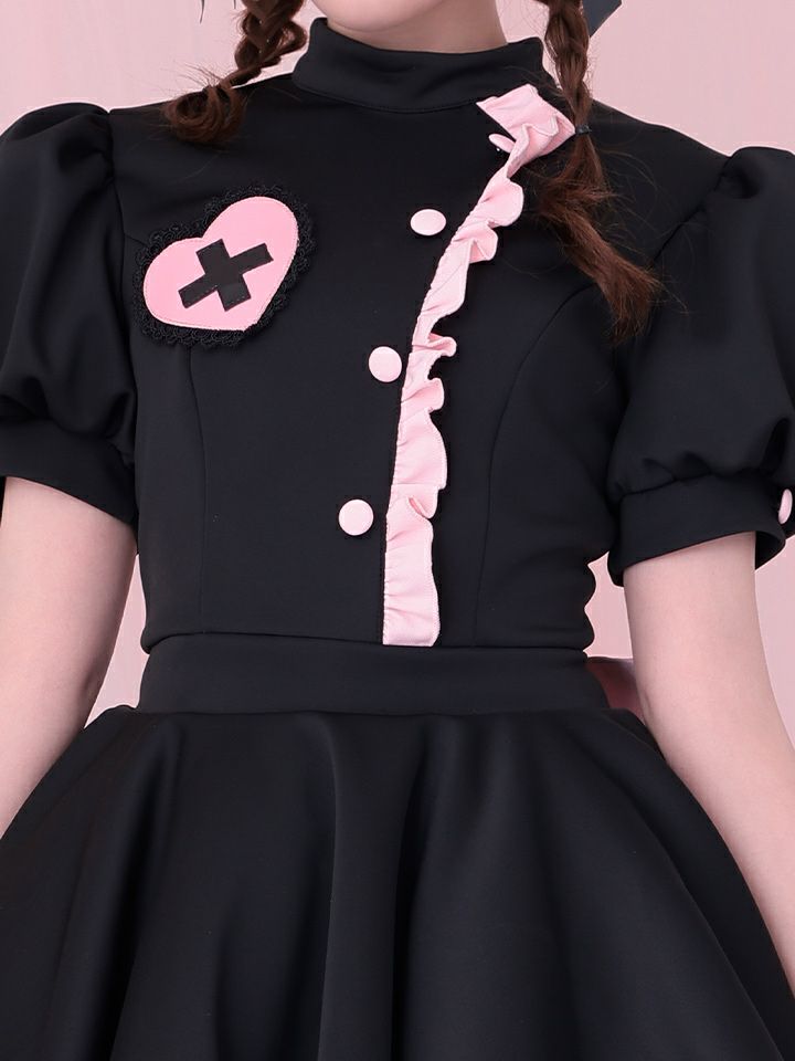  【5点セット】Malymoon マリームーン ラブティントスカルナース [ブラック] mlcs2510351