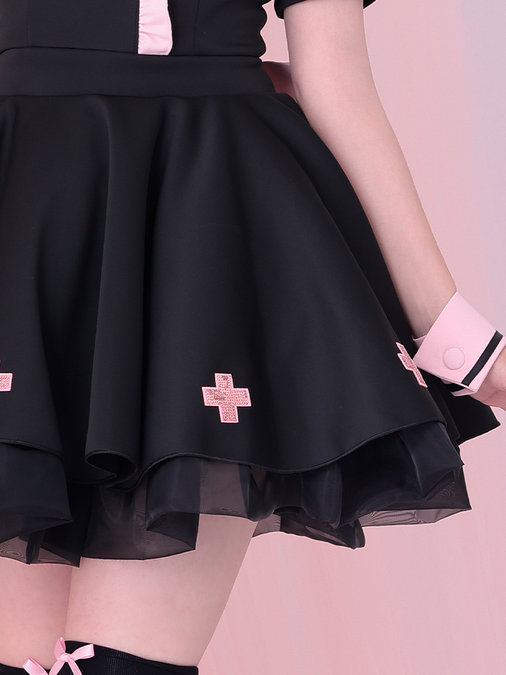  【5点セット】Malymoon マリームーン ラブティントスカルナース [ブラック] mlcs2510351