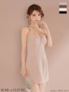 ROBE de FLEURS ローブドフルール 2wayネックリボンバストジップミニキャバドレス fm4111-c