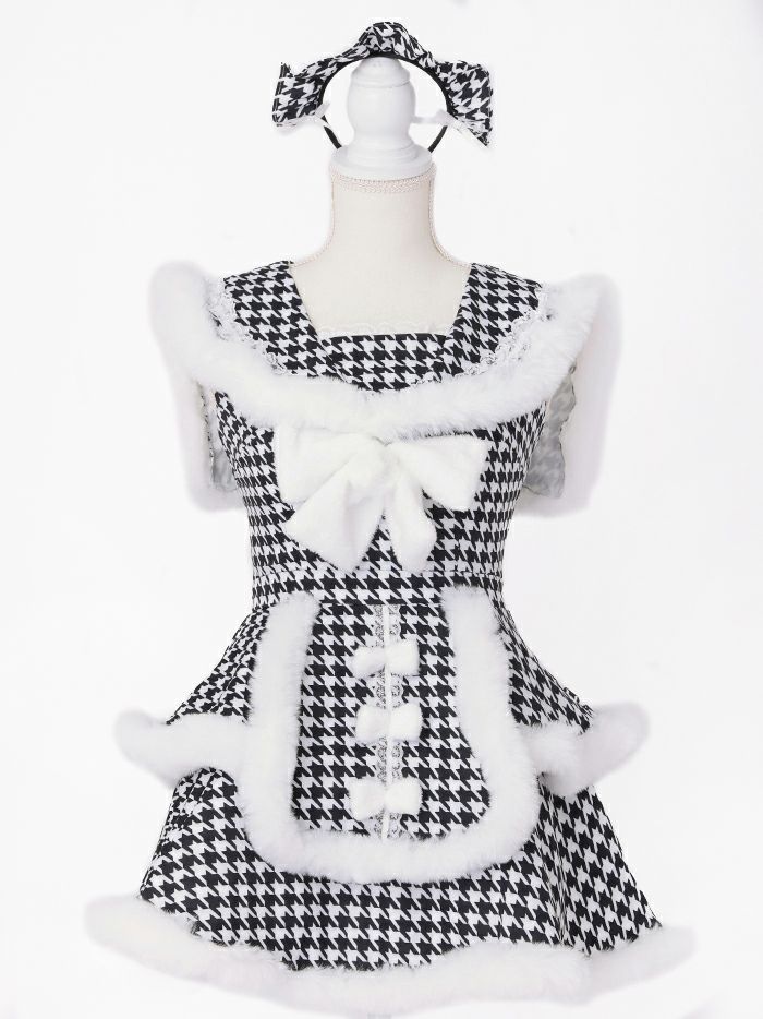 【4点セット】シュガーセーラーガールドレス ブラック vcsmd-250220-2