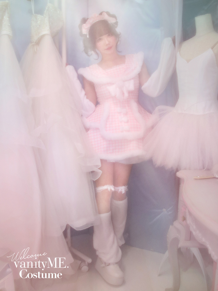 【4点セット】シュガーセーラーガールドレス ピンク vcsmd-250220-1