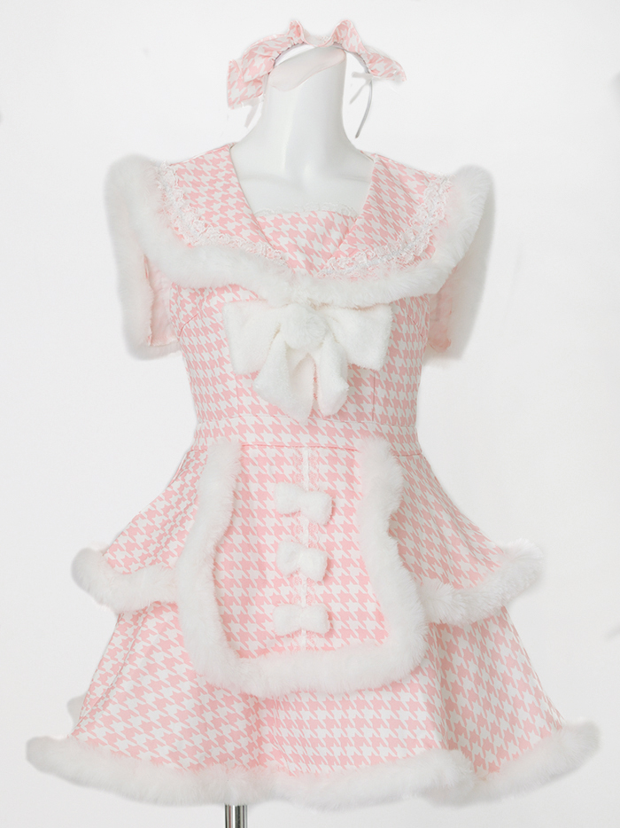 【4点セット】シュガーセーラーガールドレス ピンク vcsmd-250220-1