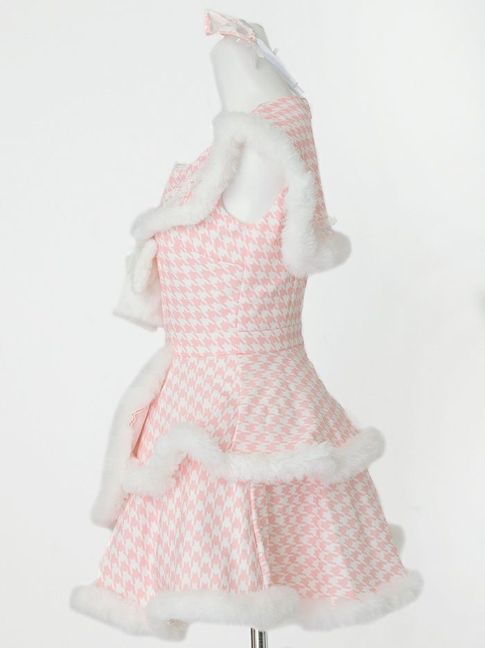 【4点セット】シュガーセーラーガールドレス ピンク vcsmd-250220-1