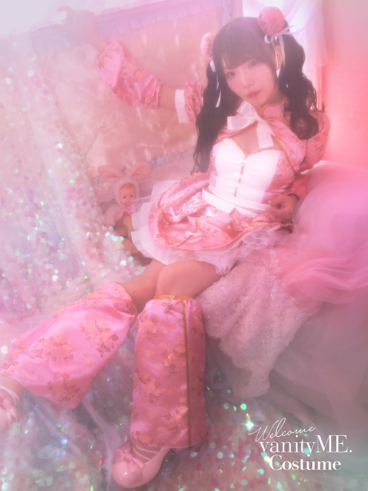 【6点セット】sweet dream china dress!! ピンク vcsch-23987-1