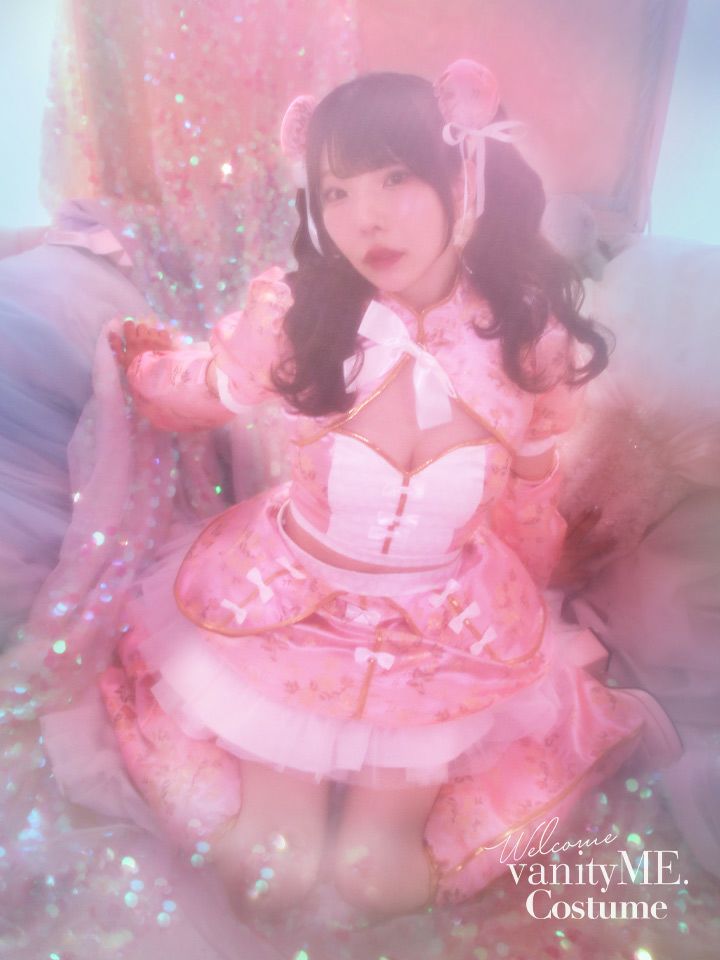 【6点セット】sweet dream china dress!! ピンク vcsch-23987-1