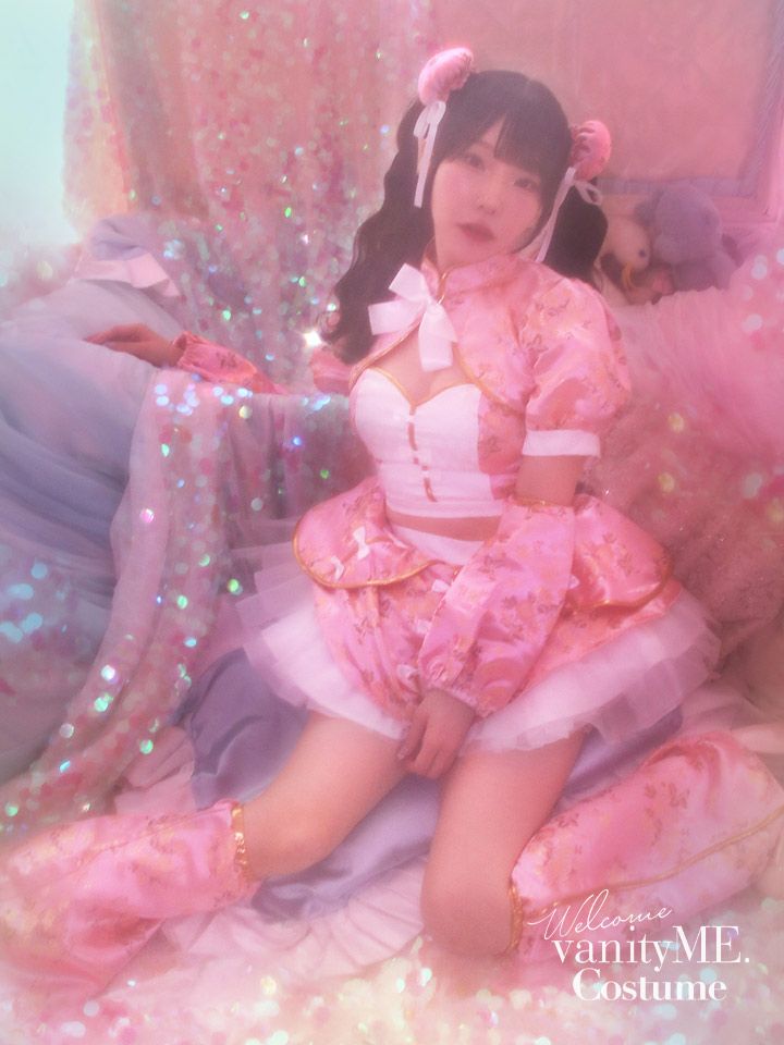 【6点セット】sweet dream china dress!! ピンク vcsch-23987-1