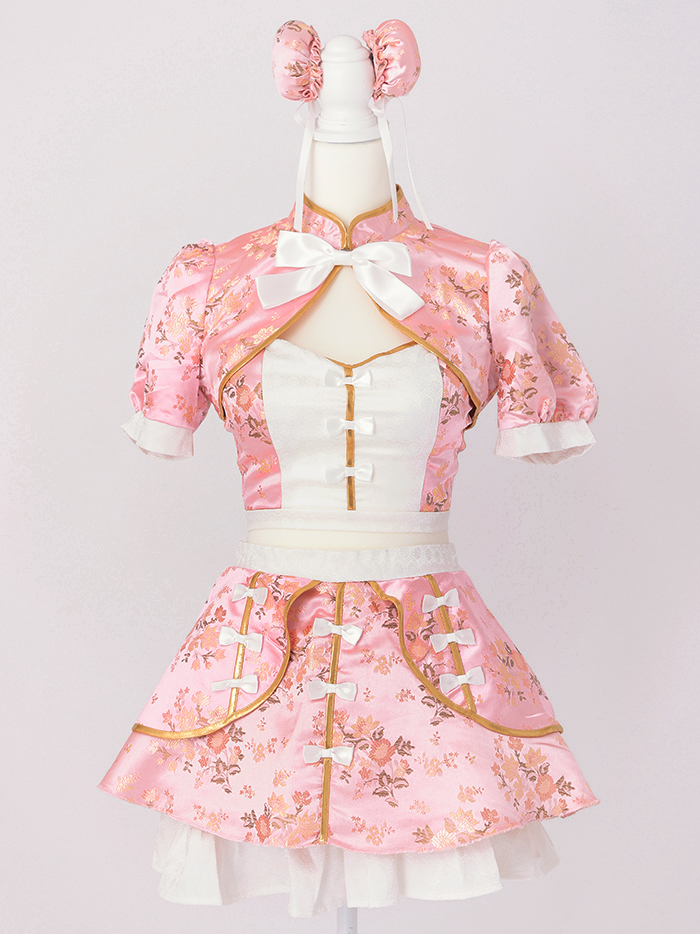【6点セット】sweet dream china dress!! ピンク vcsch-23987-1