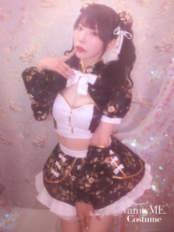 【6点セット】sweet dream china dress!! ブラック vcsch-23987-2