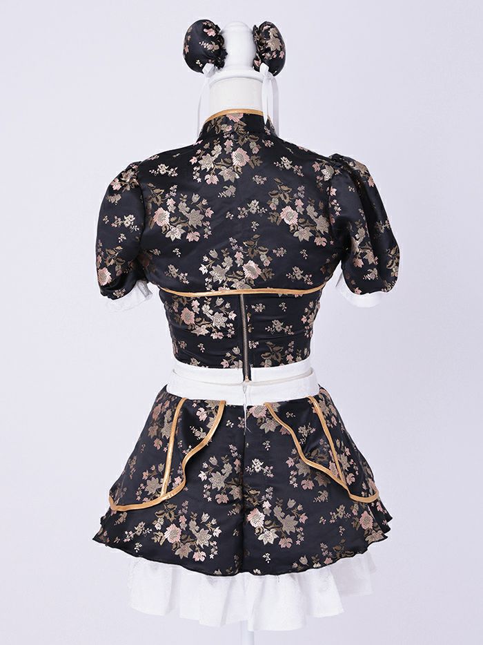 【6点セット】sweet dream china dress!! ブラック vcsch-23987-2