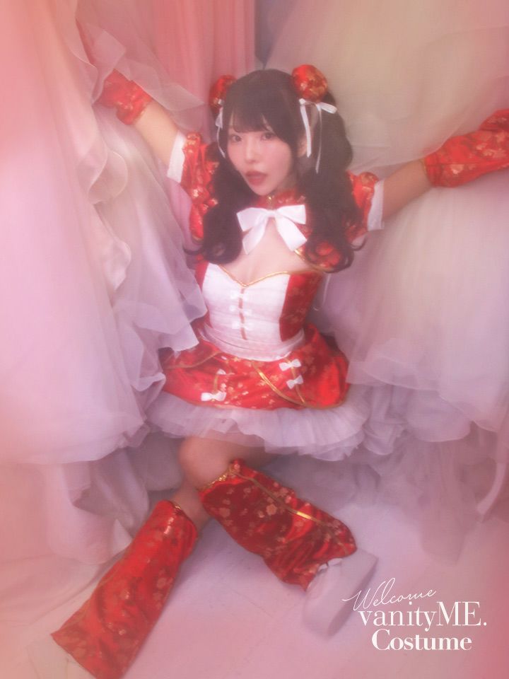 【6点セット】sweet dream china dress!! レッド vcsch-23987-3