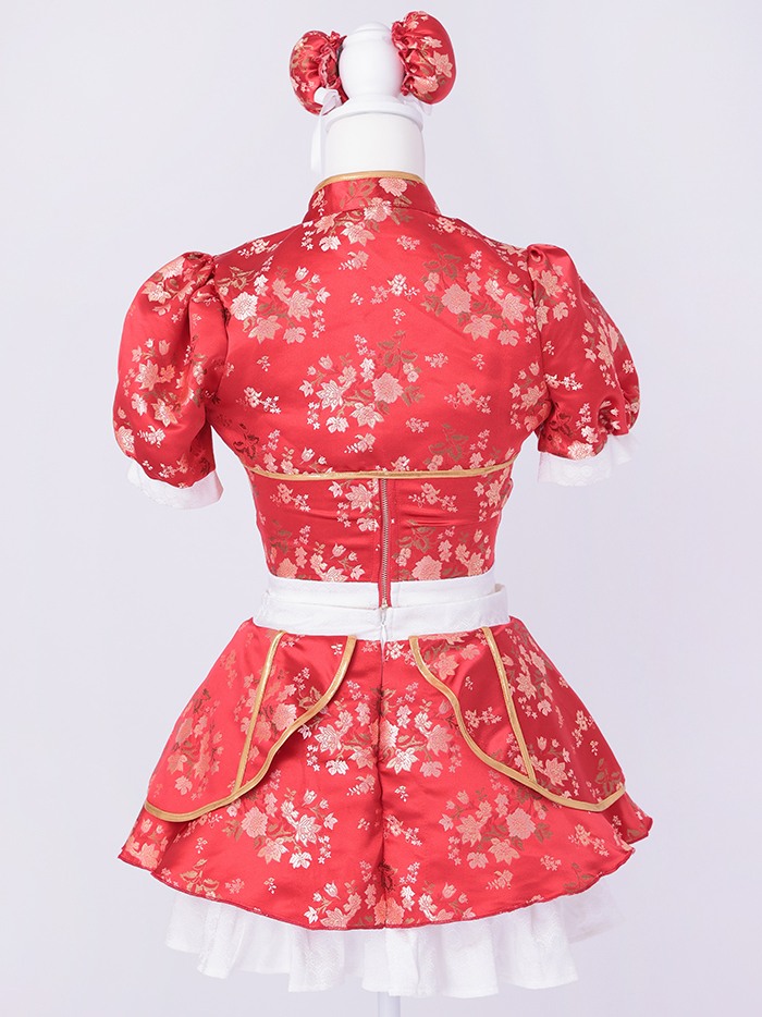 【6点セット】sweet dream china dress!! レッド vcsch-23987-3