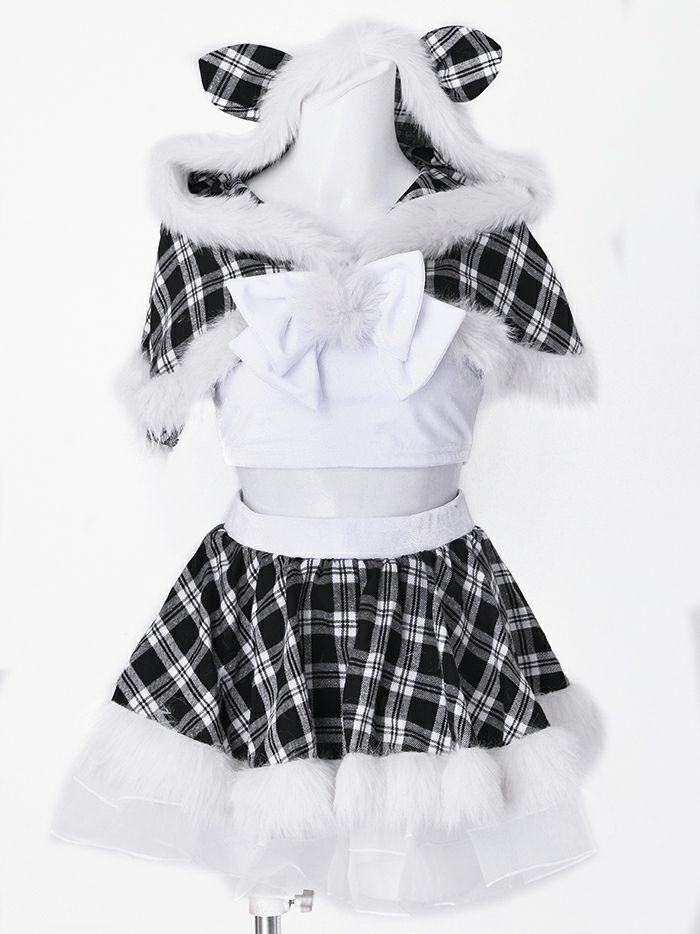 【3点セット】おてんばキャットドレス ブラック vcsct-23986-1