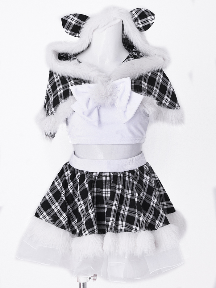 【3点セット】おてんばキャットドレス ブラック vcsct-23986-1