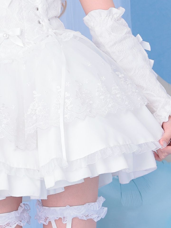 【7点セット】Malymoon マリームーン ゴシックドールエンジェル [ホワイト] ml10249-1