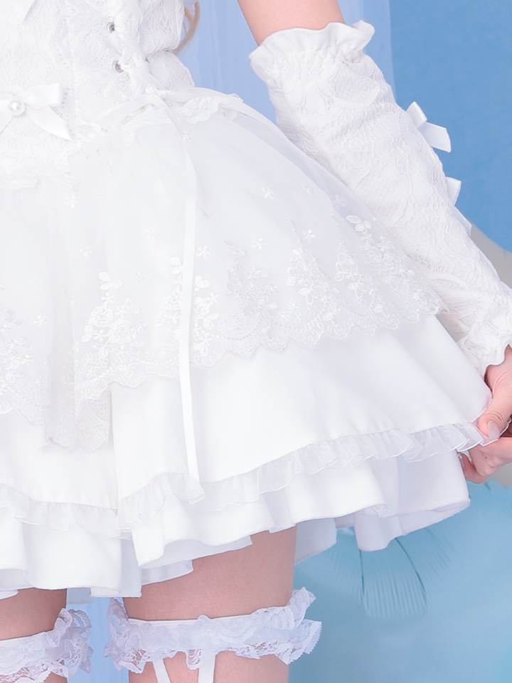 【7点セット】Malymoon マリームーン ゴシックドールエンジェル [ホワイト] ml10249-1