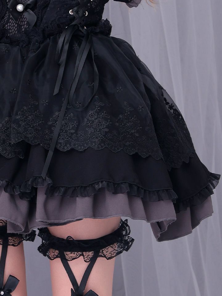 【7点セット】Malymoon マリームーン ゴシックドールエンジェル [ブラック] ml10249-2