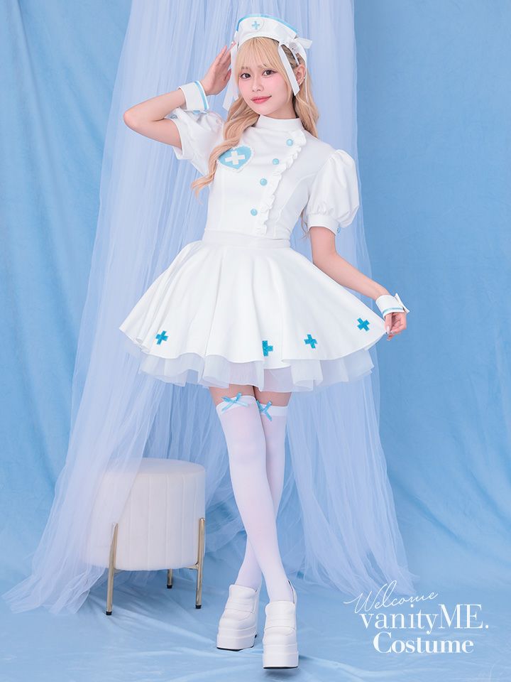 【5点セット】Malymoon マリームーン ラブティントスカルナース [ホワイト] mlcs2510350