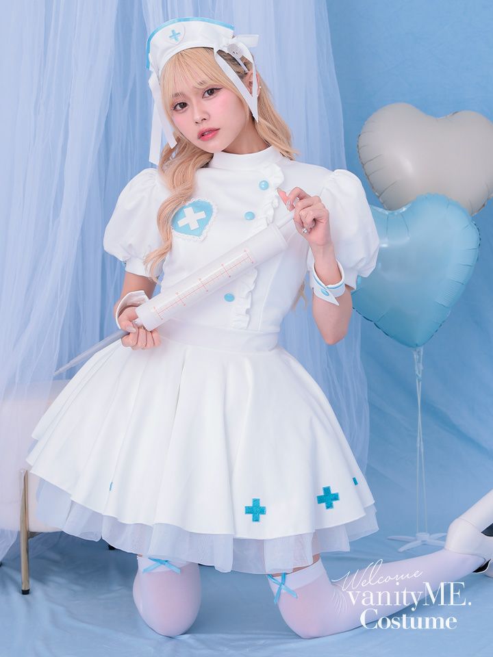 【5点セット】Malymoon マリームーン ラブティントスカルナース [ホワイト] mlcs2510350