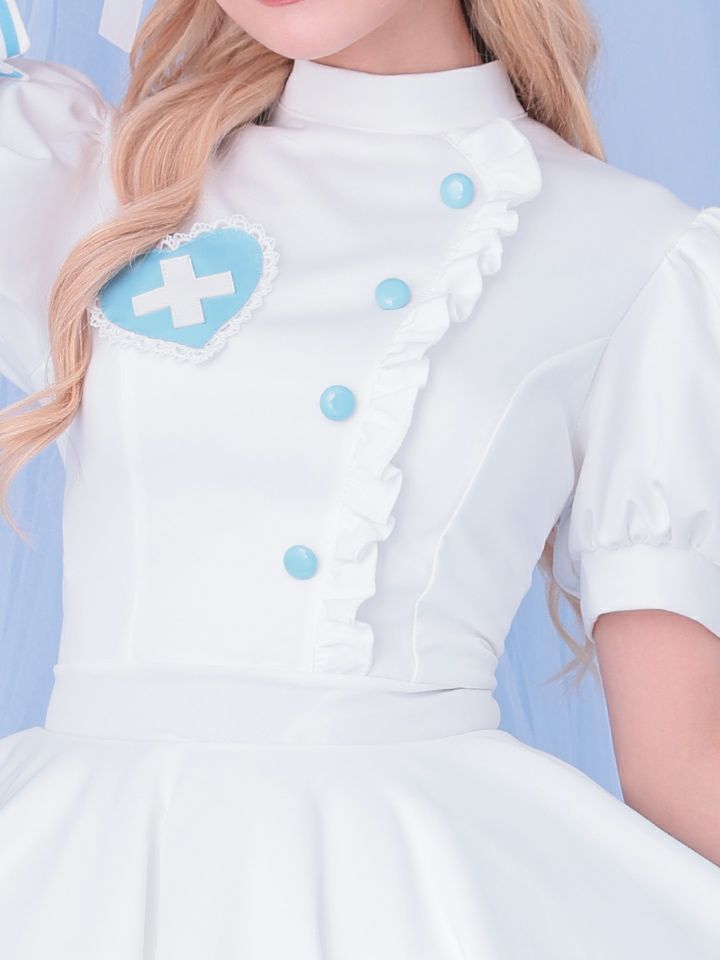 【5点セット】Malymoon マリームーン ラブティントスカルナース [ホワイト] mlcs2510350