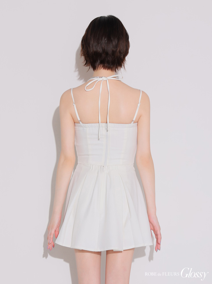 Glossy ローブドフルールグロッシー フロントレースセットアップフレアミニキャバドレス gl4120Glossy ローブドフルールグロッシー フロントレースセットアップフレアミニキャバドレス gl4120