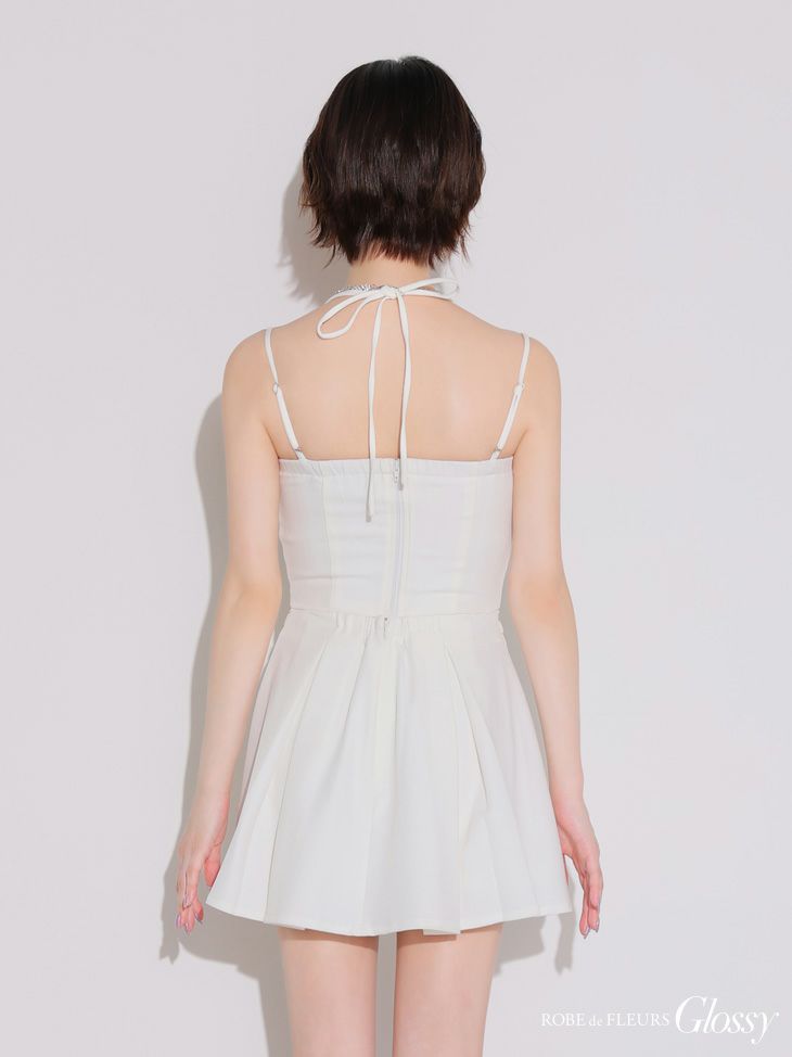 Glossy ローブドフルールグロッシー フロントレースセットアップフレアミニキャバドレス gl4120Glossy ローブドフルールグロッシー フロントレースセットアップフレアミニキャバドレス gl4120