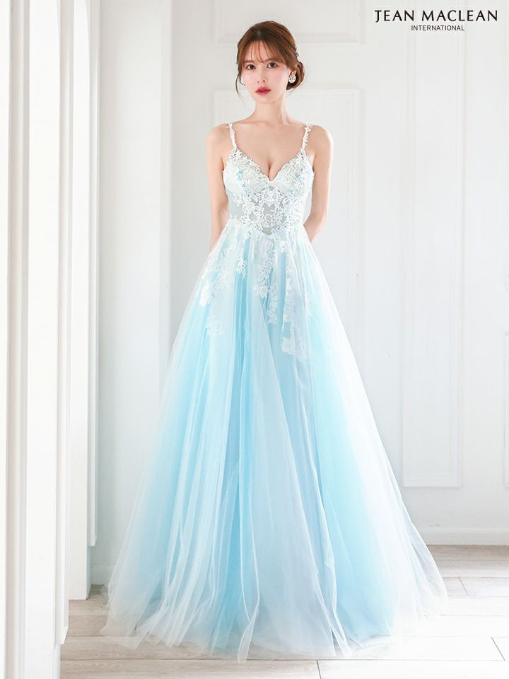 JEAN MACLEAN ジャンマクレーン ミルキーベース/パステルカラー/刺繍/姫/ロングドレス ja51883-c