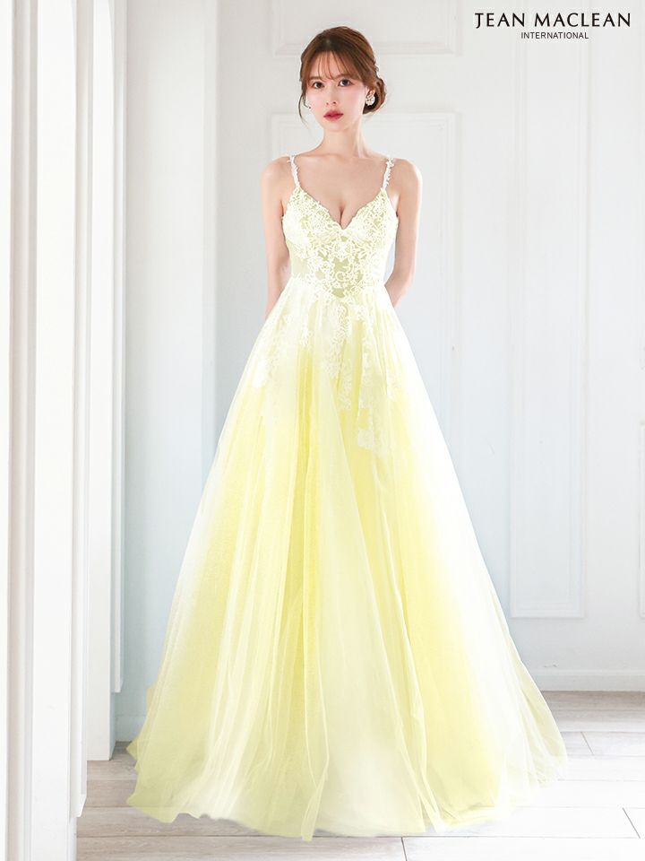 JEAN MACLEAN ジャンマクレーン ミルキーベース/パステルカラー/刺繍/姫/ロングドレス ja51883-c