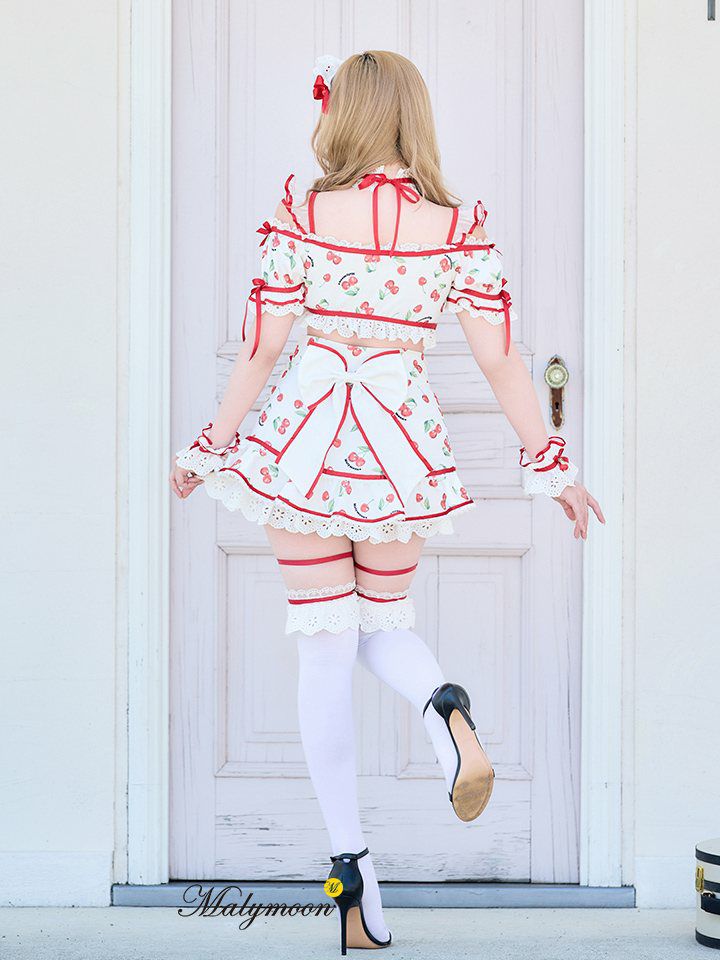 【8点セット】Malymoon マリームーン ホイップチェリーデザートメイド レッド ml10226