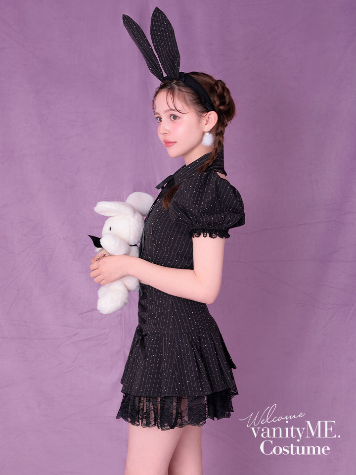 【5点セット】bubu girl bunny ブブ ガール バニー ブラック vcsbn-23989