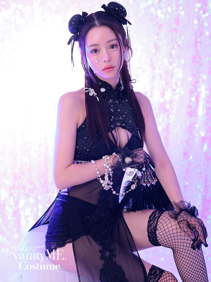 【3点セット】jewelry core CHINA ジュエリーコア チャイナ ブラック 黒 vcsch-250228-2