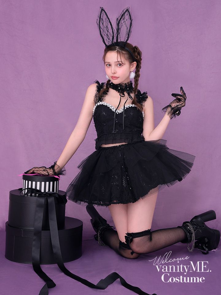 【4点セット】Tutu Baby Bunny トゥトゥ ベイビー バニー ブラック vcsbn-250230-1b